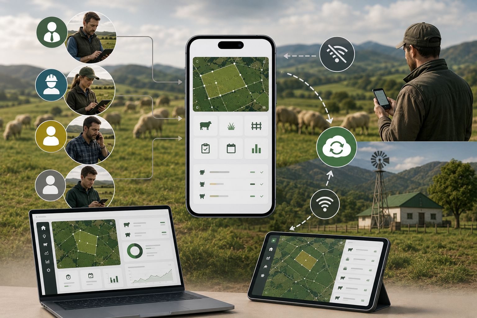 App GrazeMaster Perfiles