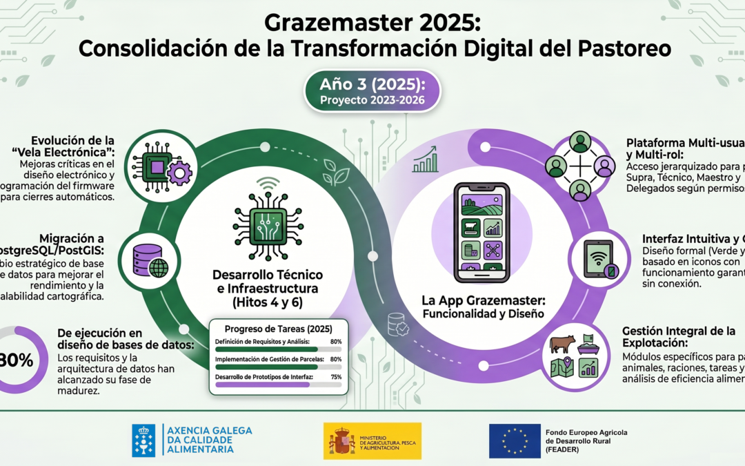 GrazeMaster en 2025: inteligencia, cartografía y una nueva app para transformar la gestión del pastoreo