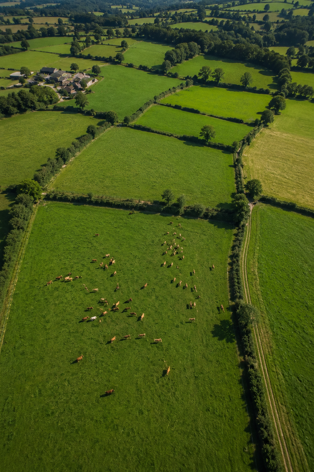Vacas desde Dron